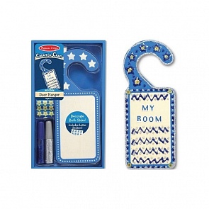 Набор для творчества «Табличка на дверь», голубая (Melissa&Doug, 4571_md)